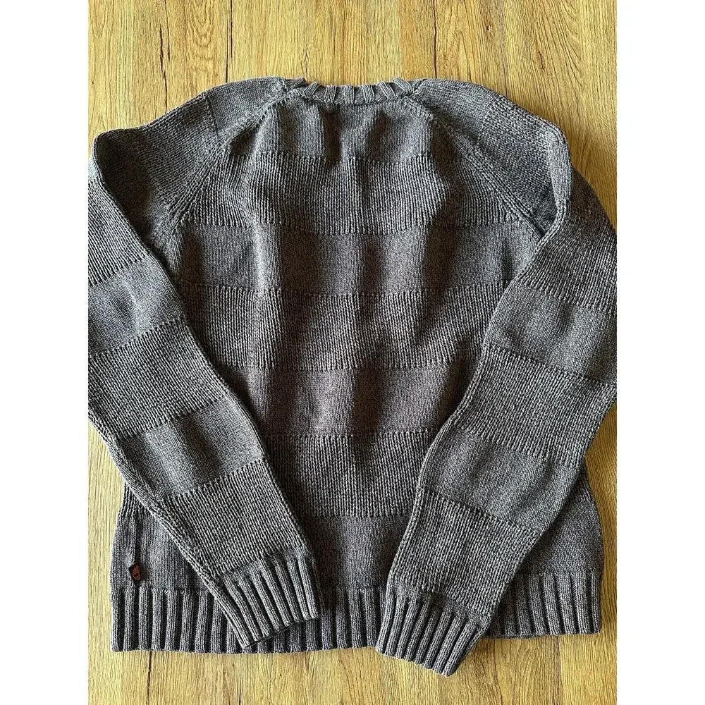 Timberland Vtg Men's Brown Chunky Knit Sweater Size Medium